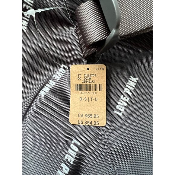 Convertible Campus Duffel Backpack Love Pink By Victorias Secret Black Durable & - Picture 4 of 10